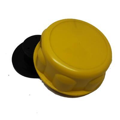 JAWA Plastic fuel cap Yellow, Yellow