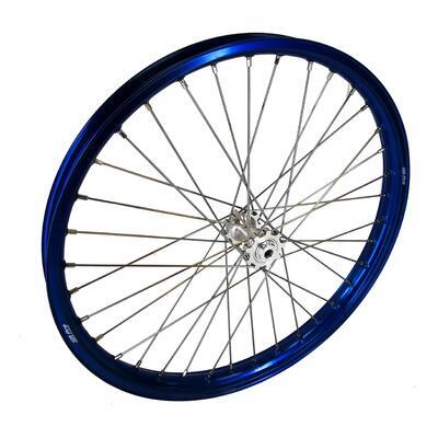 SMPro Front wheel Blue Silver, Silver